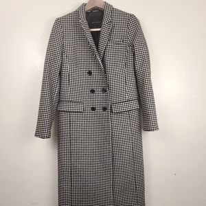Banana Republic Houndstooth long coat